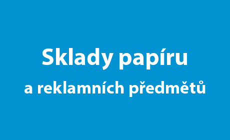 Uzavření skladů papíru a reklamních předmětů