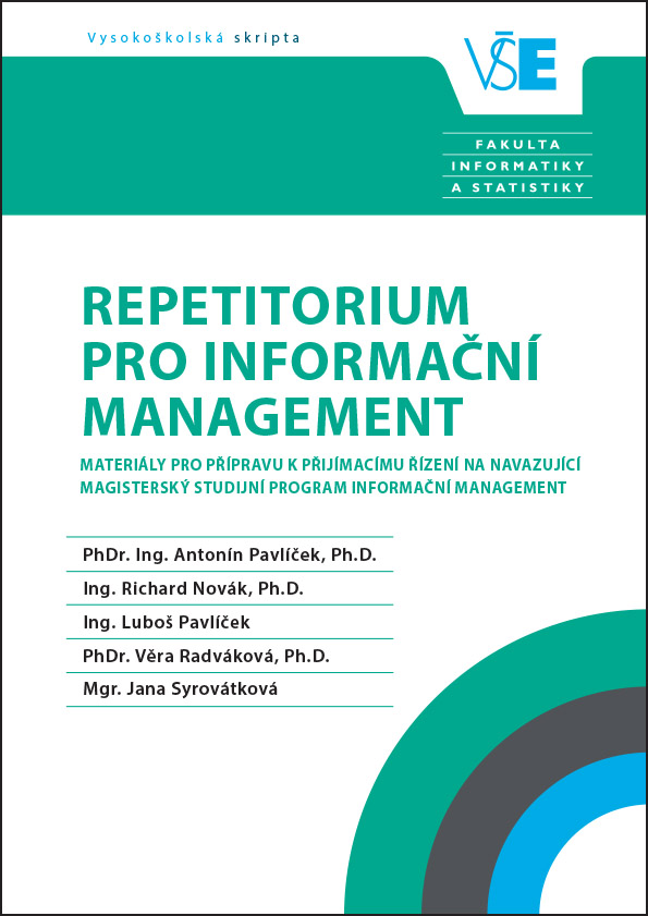 REPETITORIUM PRO INFORMAČNÍ MANAGEMENT. Materiály pro přípravu k přijímacímu řízení na navazující magisterský studijní program Informační management.